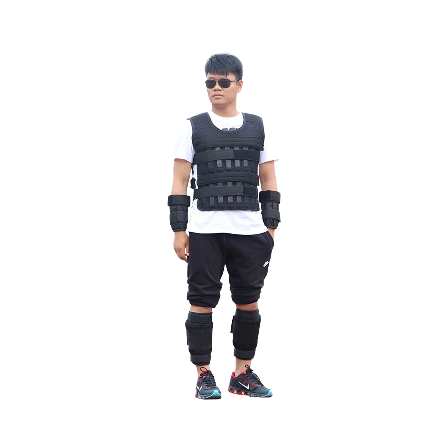 Adjustable Weighted Vest TrainingFitness Jacket 2