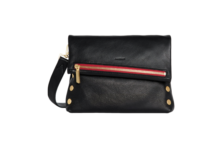 Hammitt VIP Med Zippered Leather Crossbody Clutch 1