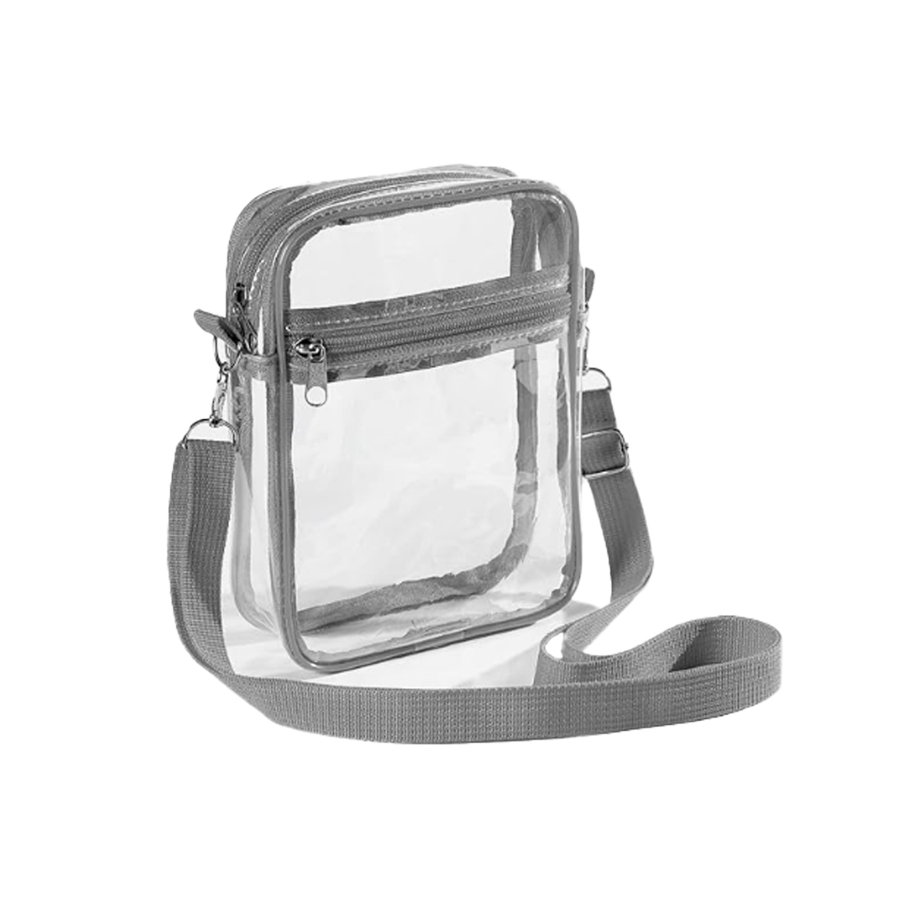 Clear Crossbody Purse Bag With Front Pocket 2