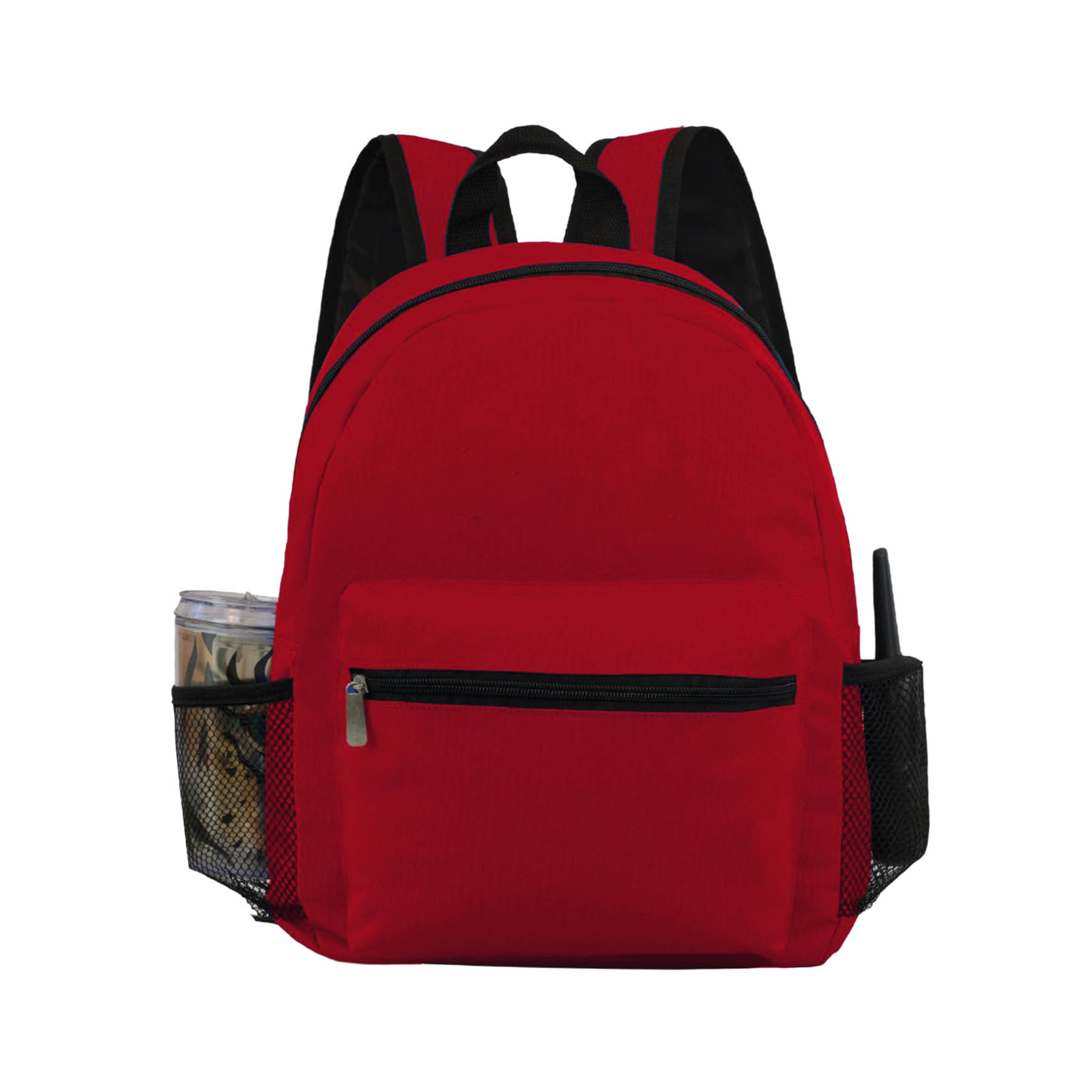 600D Polyester Backpack w/Two Sided Mesh Pocket(Bag, Backpack) 5