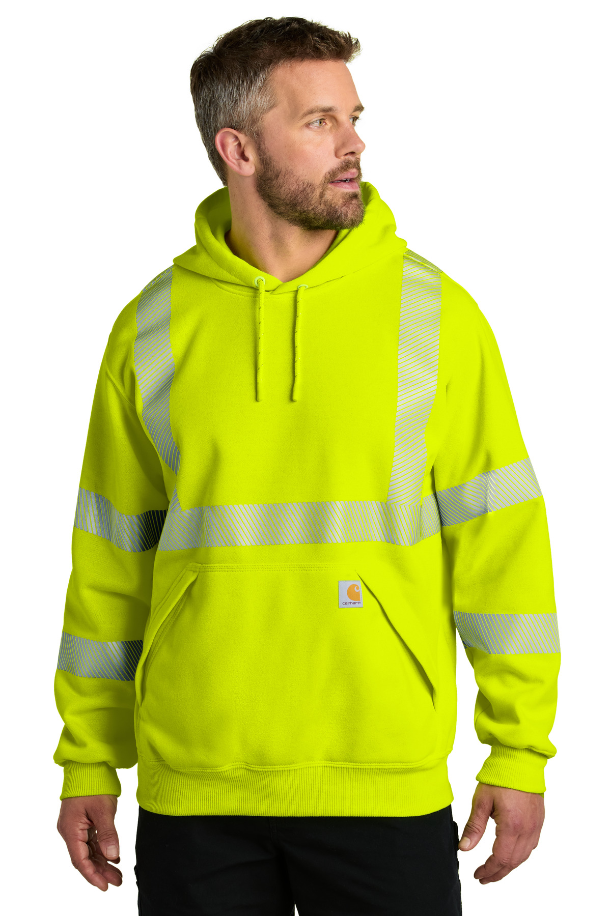 Carhartt ANSI 107 Class 3 Hooded Sweatshirt CT104987, custom hoodie or sweatshirt with logo imprint 7