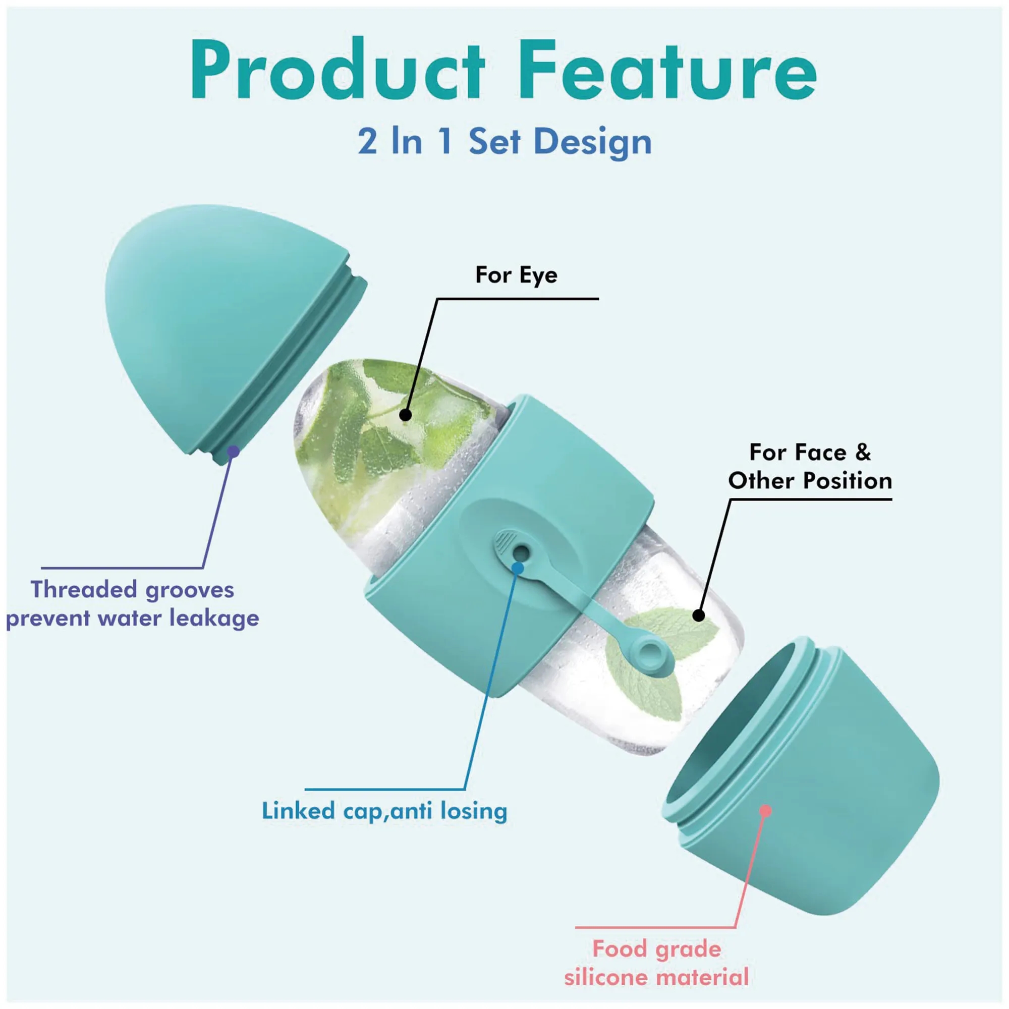 Silicone Ice Massage Roller 17