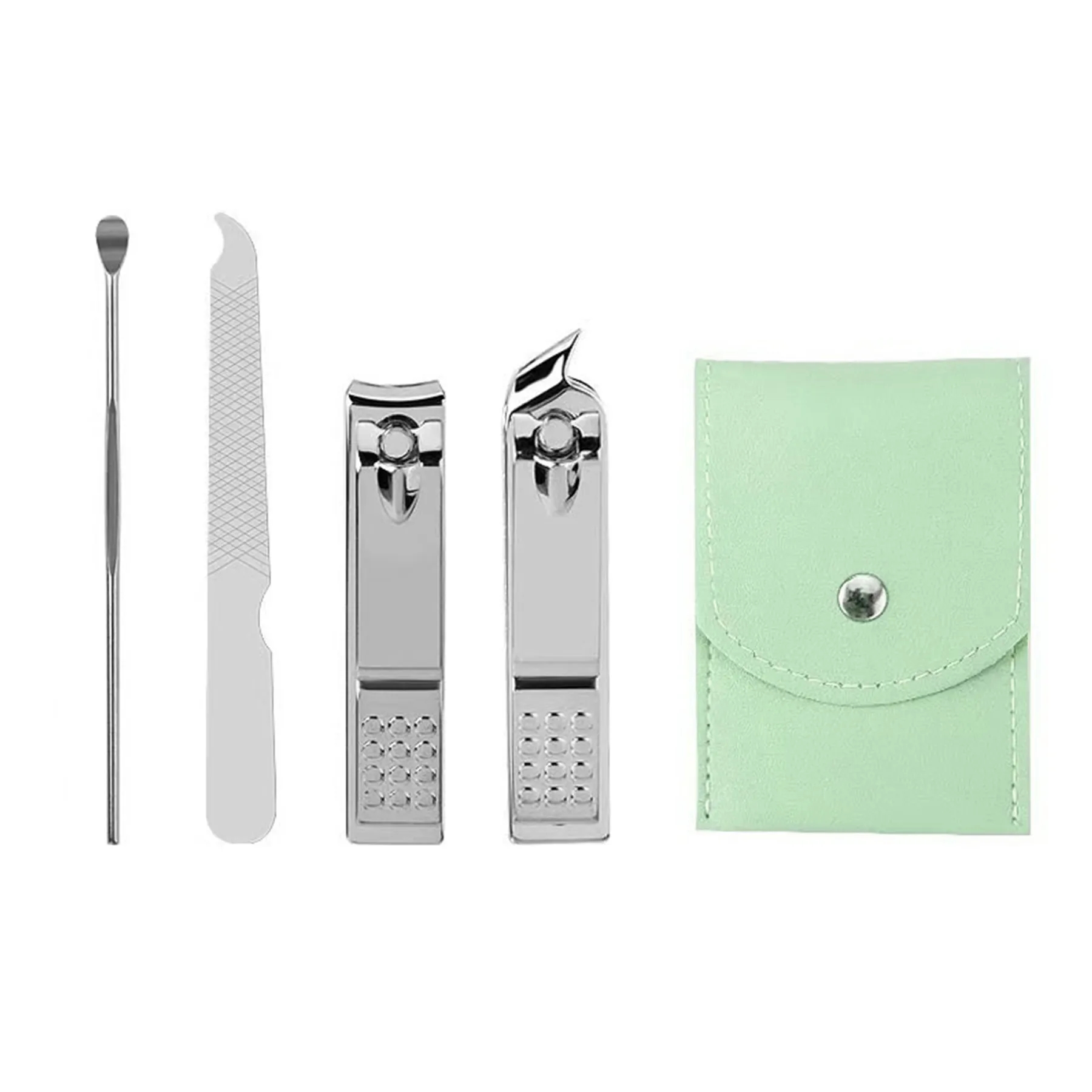 4 pcs Nail Clipper Set W/ Folding Bag 2