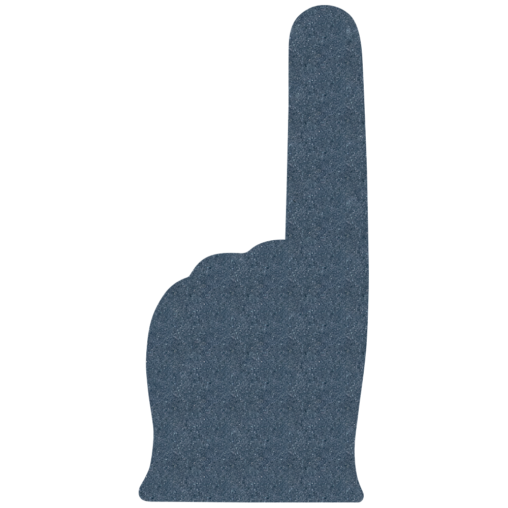 8" Classic #1 Finger Foam Mini 8