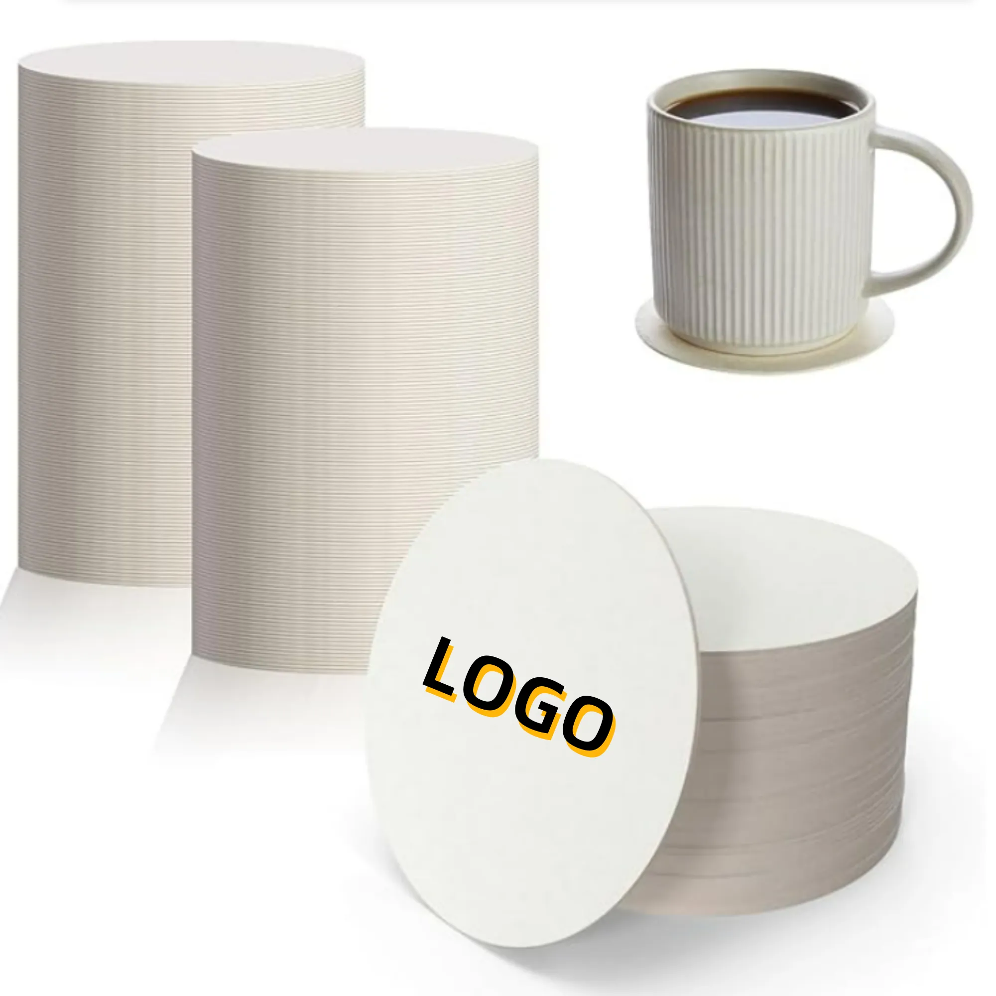 Disposable Absorbent Paper Coaster 1