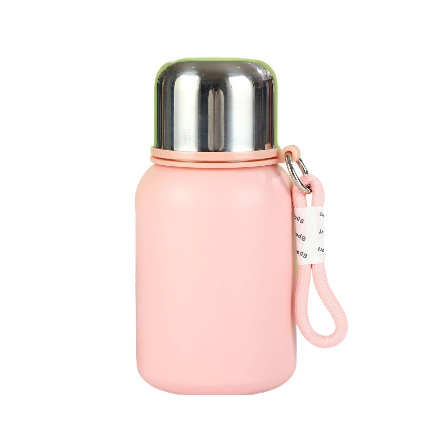 16oz Portable Stainless Steel Insulated Bottle w/ Strap 10