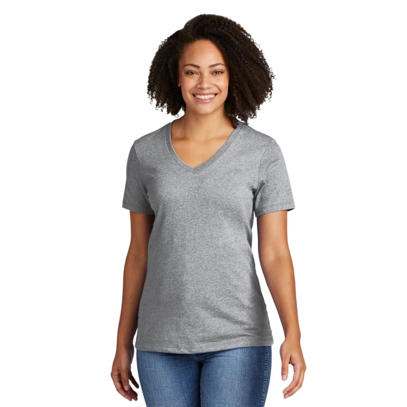 AllMade Women's Recycled Blend V-Neck Tee 17