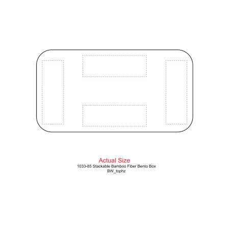 Stackable Bamboo Fiber Bento Box 64