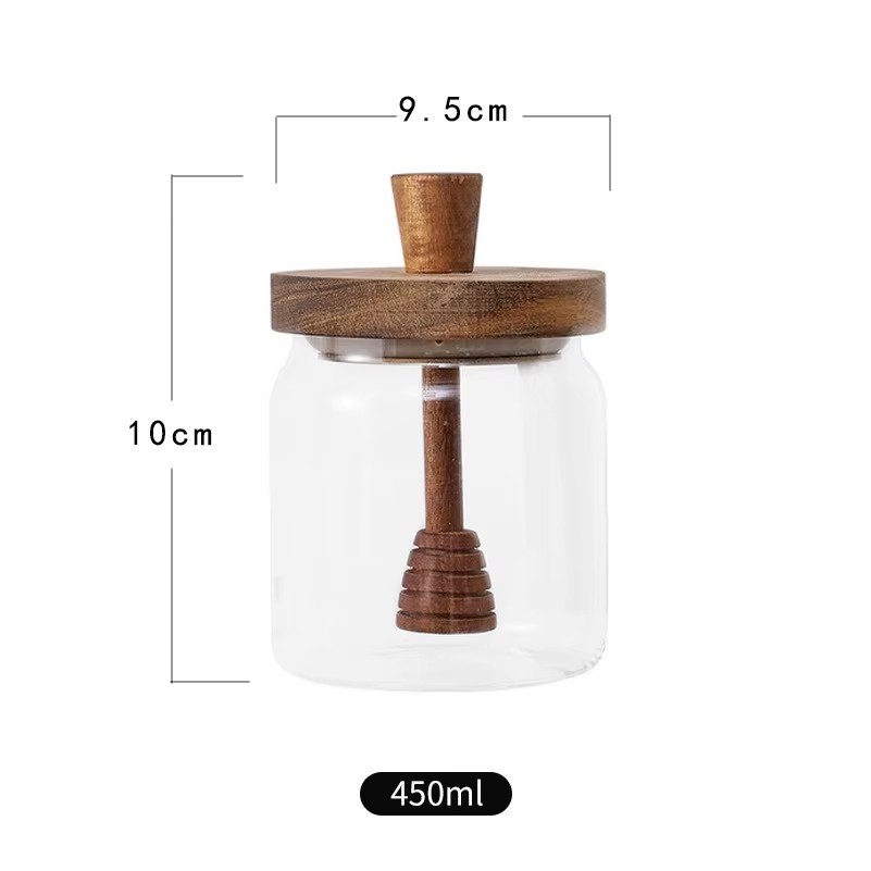 Sealed storage jar with honey sticks 2