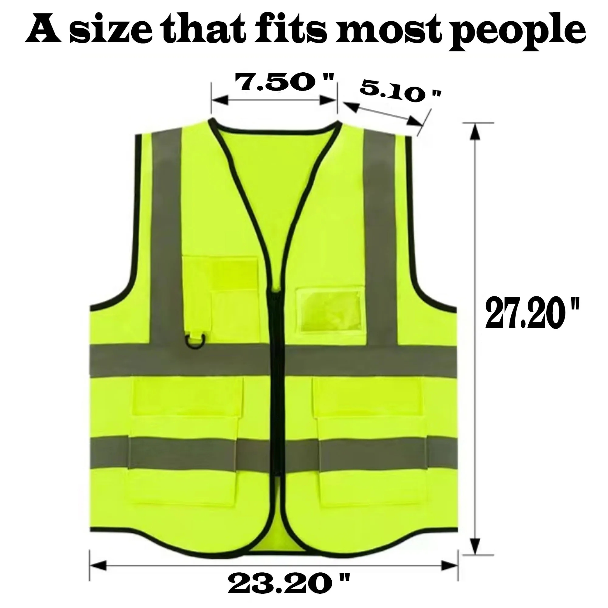 Multi-Industry Reflective Safety Vest With Pockets 3