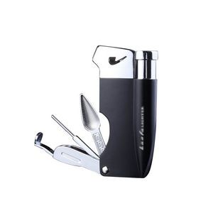 Flame Lighter With Pipe Smoking Kits Complete Tobacco Accessory Set 11