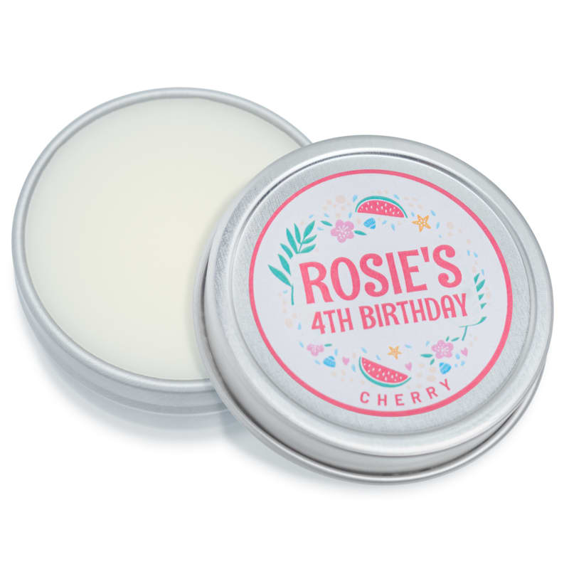 Custom Natural Lip Balm Tins 15