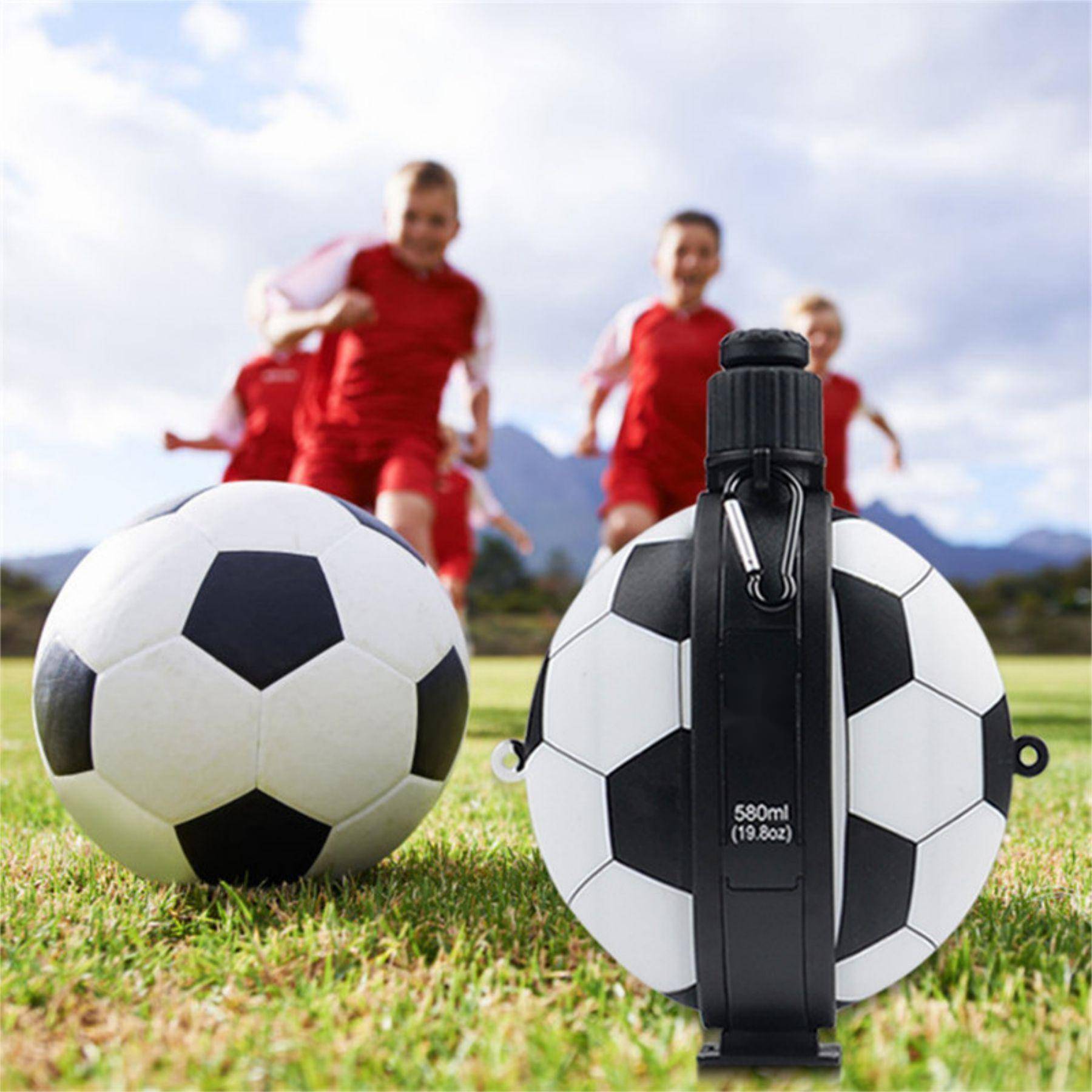 Creative Silicone Foldable Football Pattern Water Bottle 4