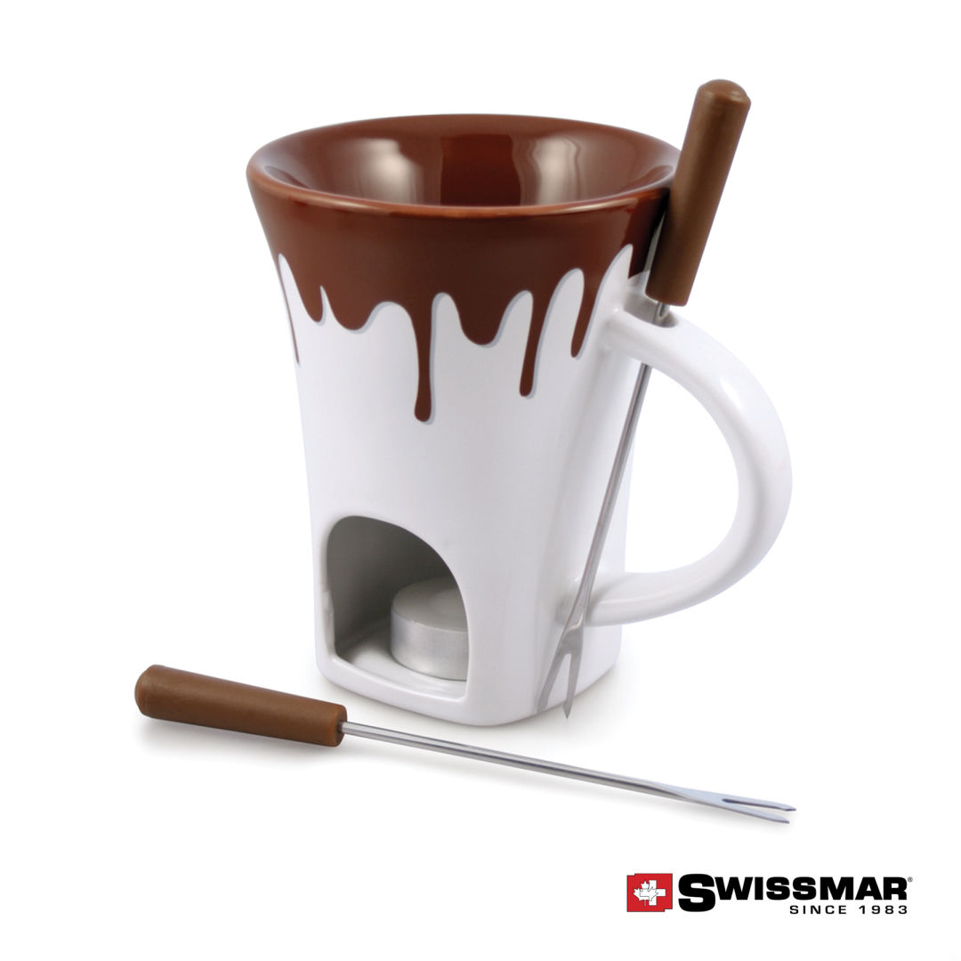Swissmar® Nostalgia 4pc Chocolate Fondue Mug Set 3