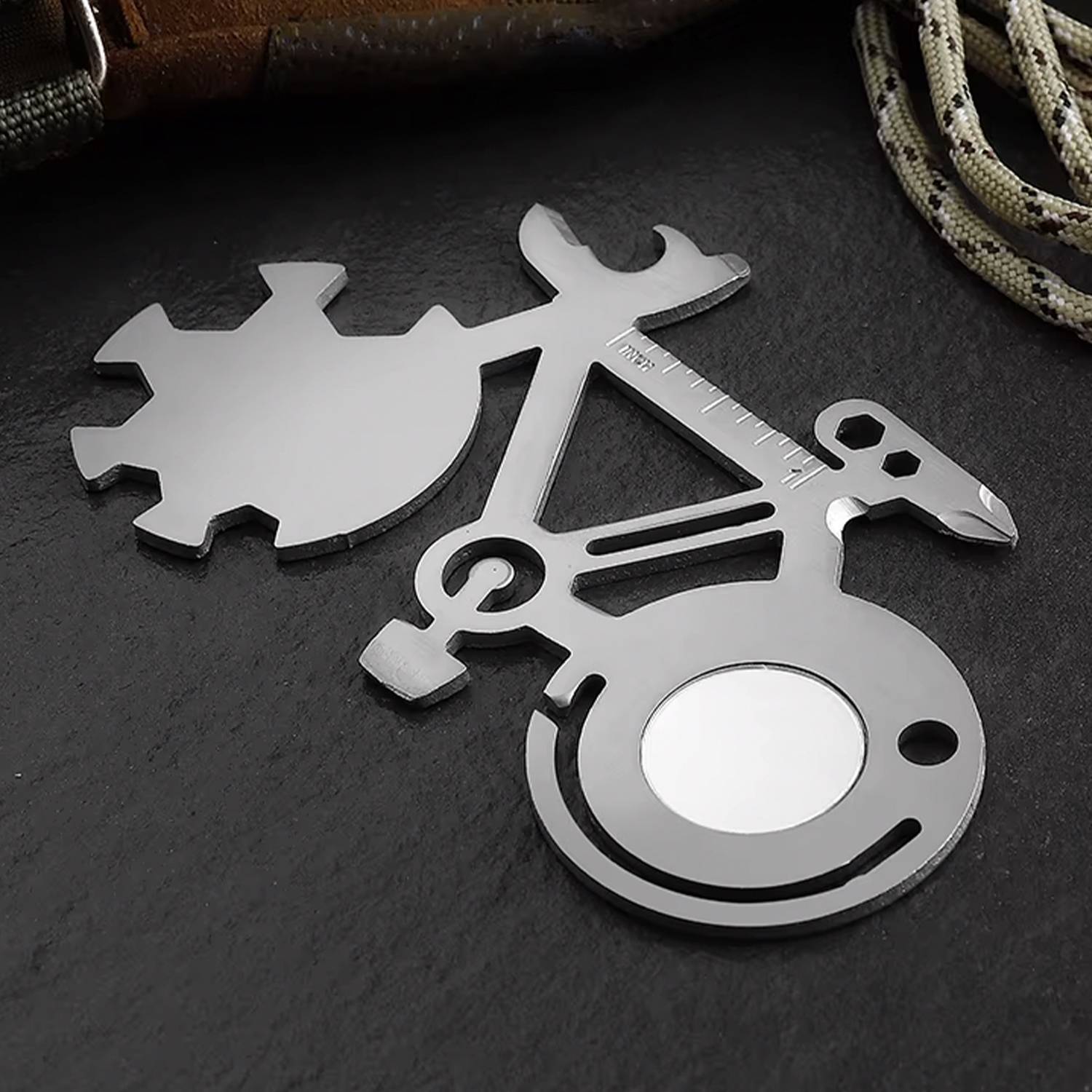 Bike Shaped Multi Functional Tool w/ Mirror 12