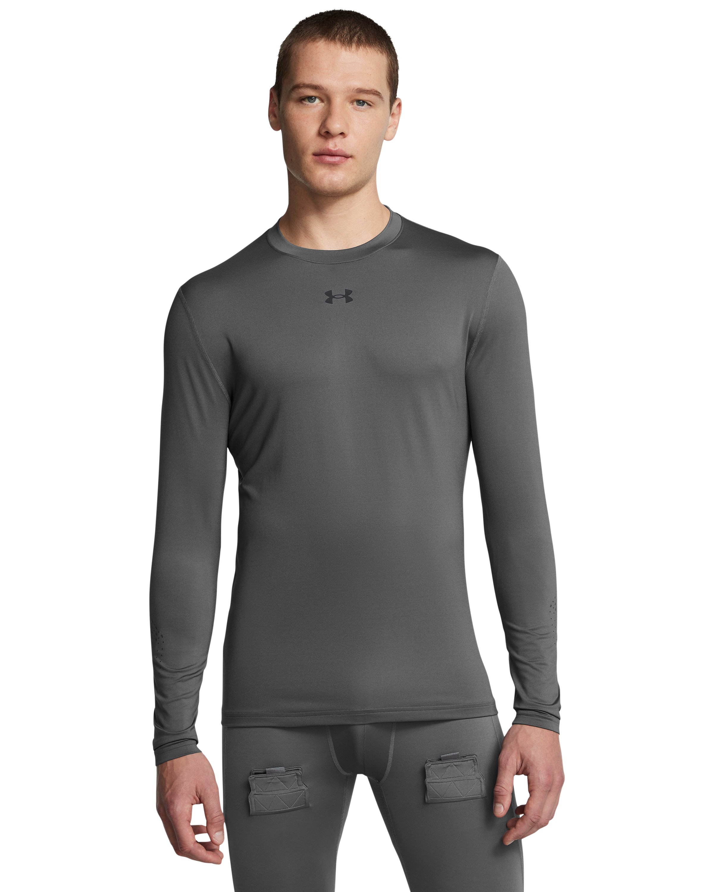 UA Hockey Grippy Men's Fitted Long Sleeve 2
