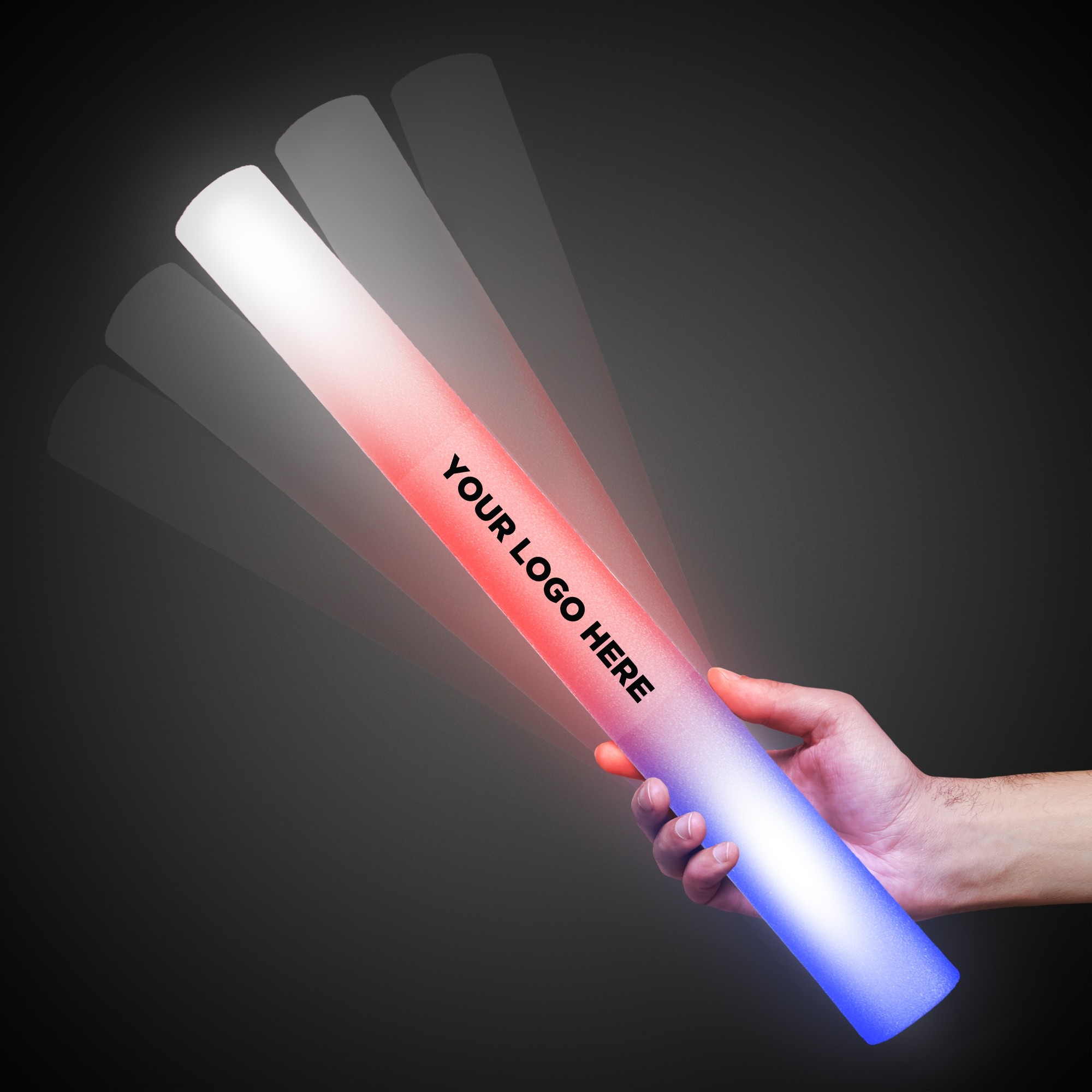 Red/White/Blue LED 16 Inch Lumiton Batons