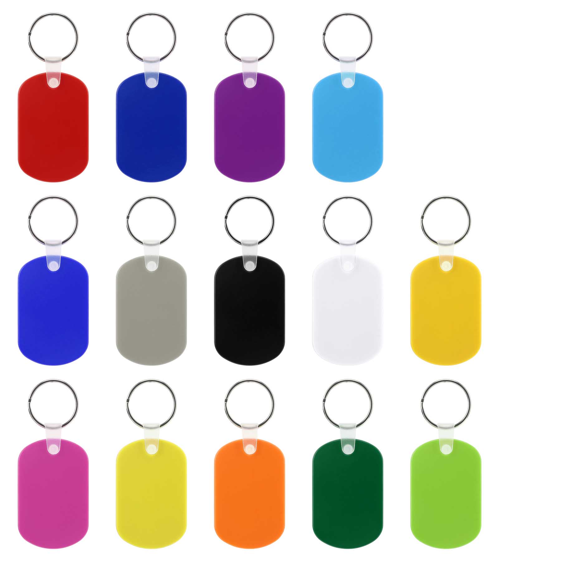 PVC Oval Vinyl Keychain 3