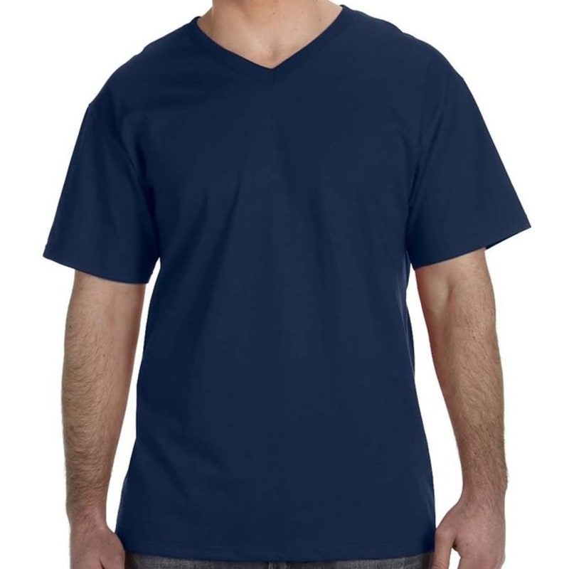 Fruit Of The Loom Mens 5 Oz., 100% Heavy Cotton HD® V-Neck T 14