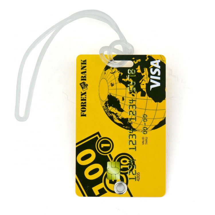 Rigid Plastic Luggage Tag 4