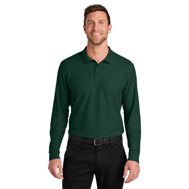 Port Authority Wearever Signature Pique Long Sleeve Polo 9