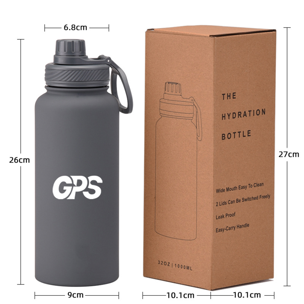 33 OZ Insulated Sports Water Bottle, custom water bottle with logo imprint 5