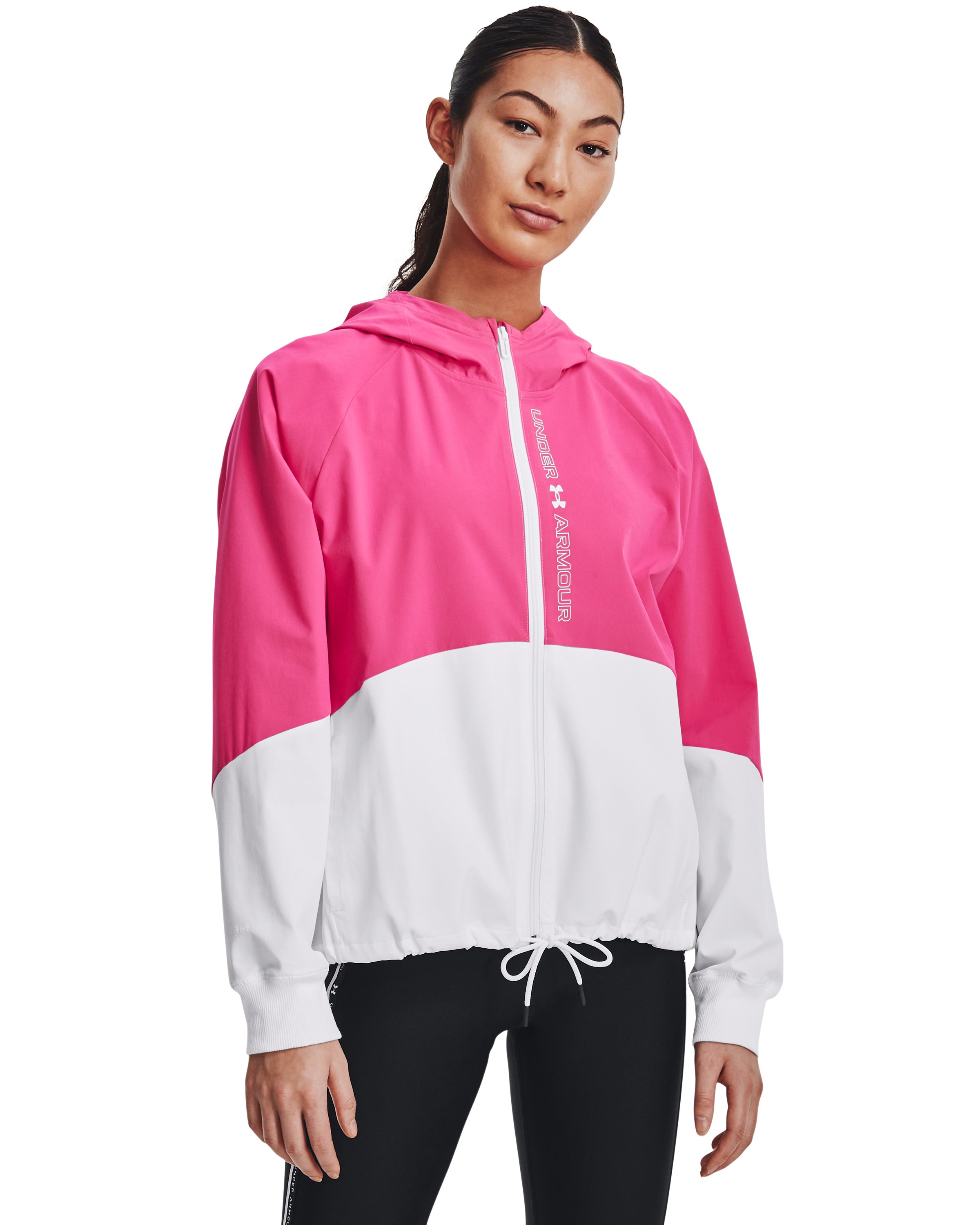 UA Woven Women's Full-Zip Jacket 4