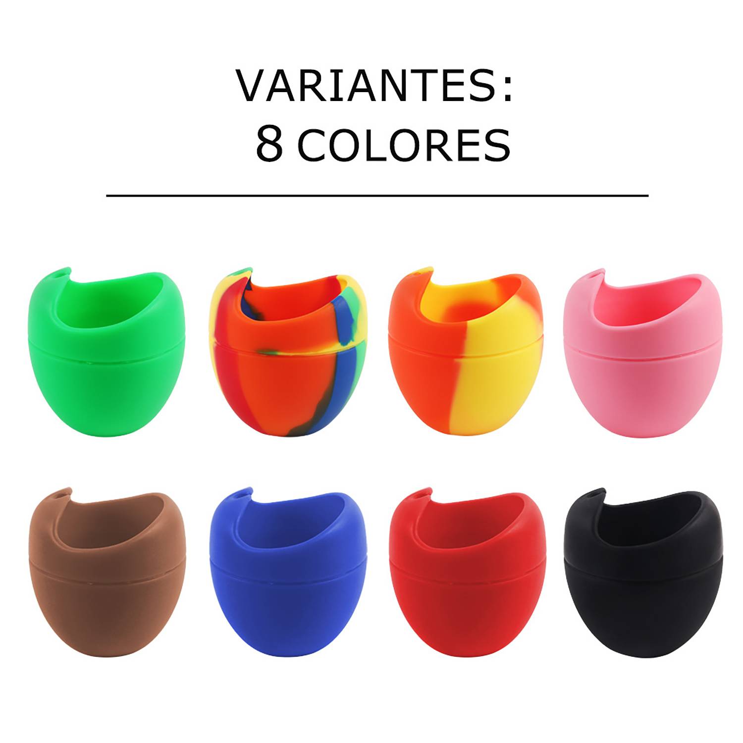 8oz Silicone Foldable Tea Cup With Straw 6