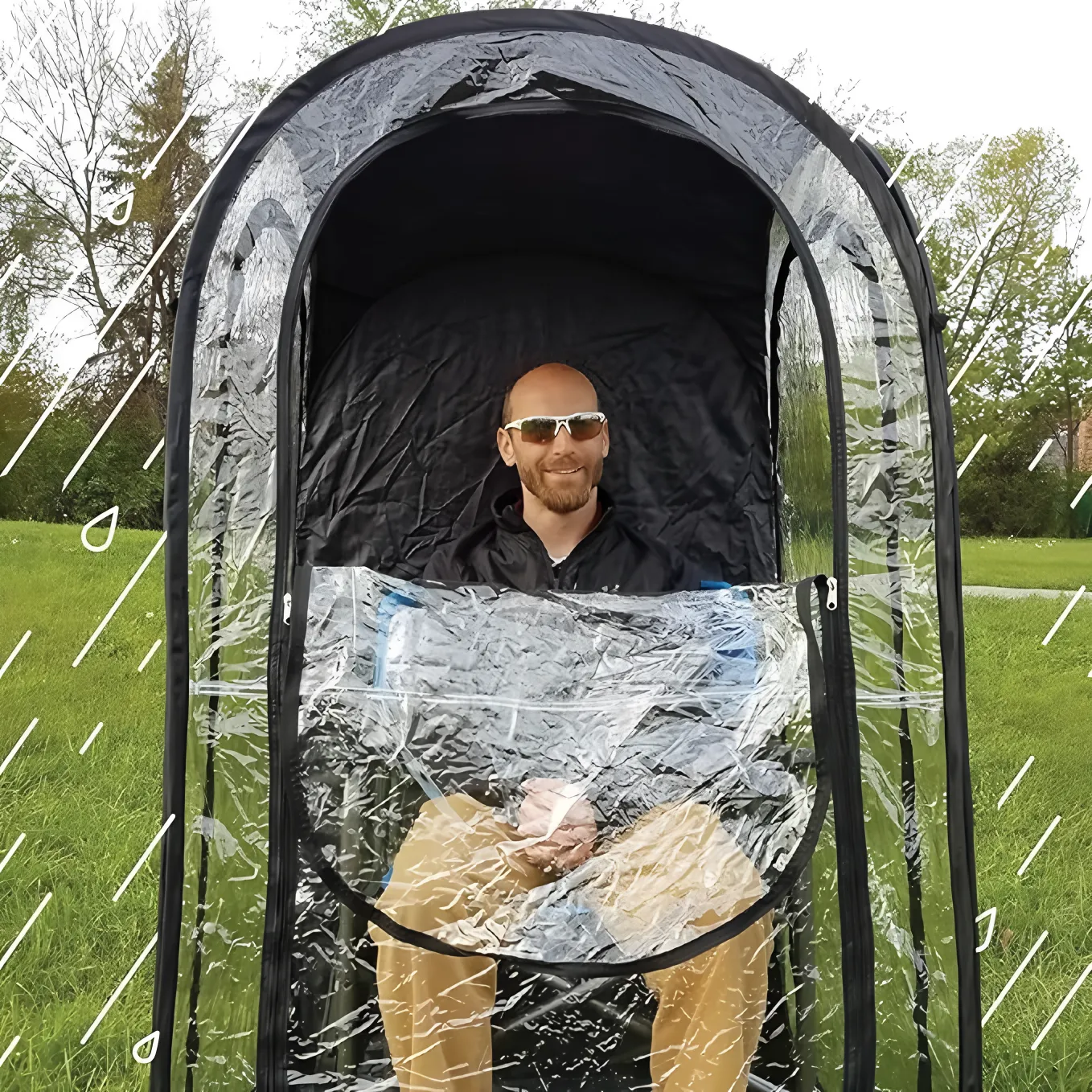 Bulk Pop Up Weather Pods for Sports Events - Wind Rain Sun Protection Wholesale 1