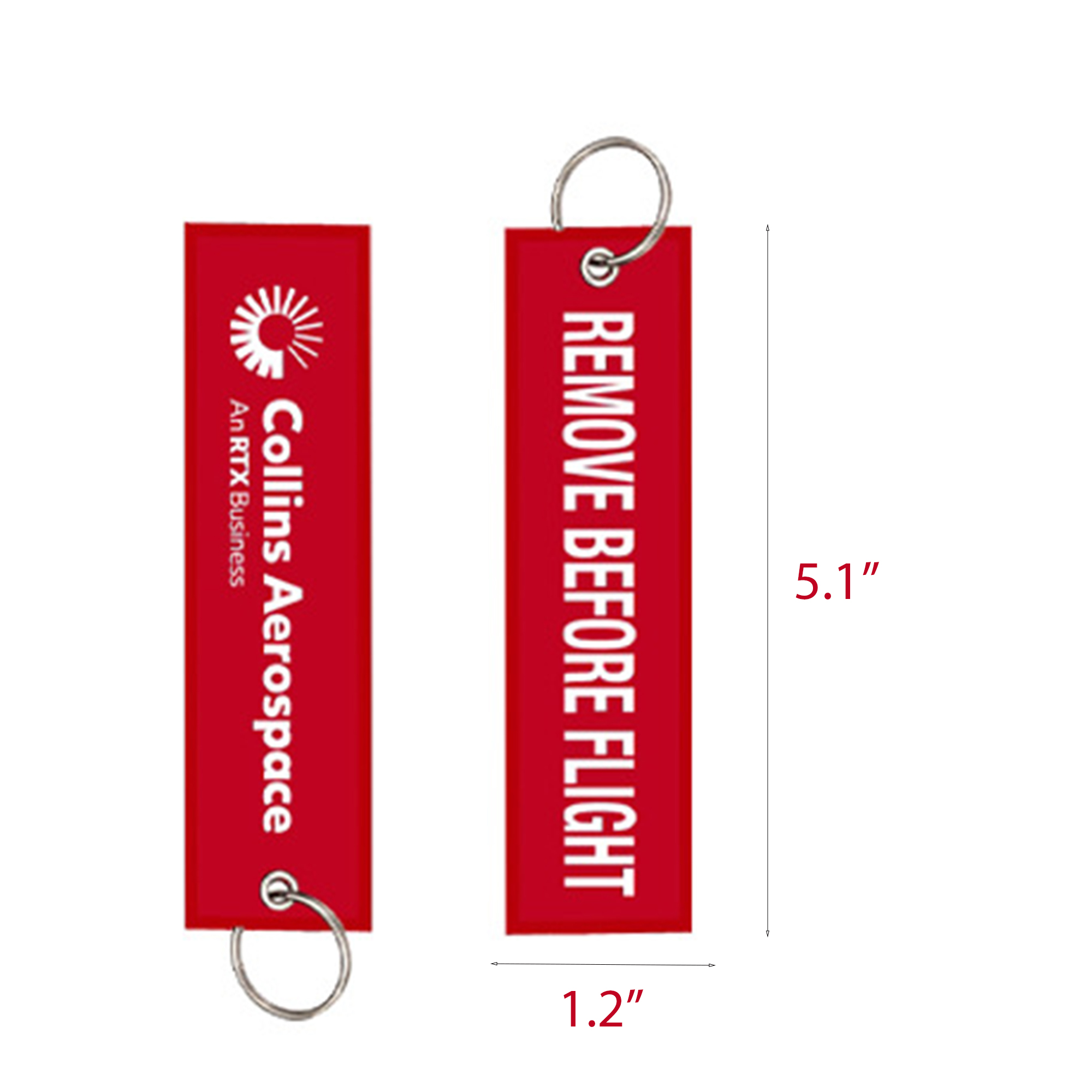 Custom Embroidery Keychain Key Ring Accessories 2