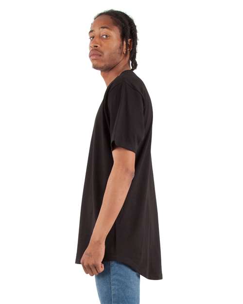 Unisex Curved Hem Long T-Shirt - SHCLT 19