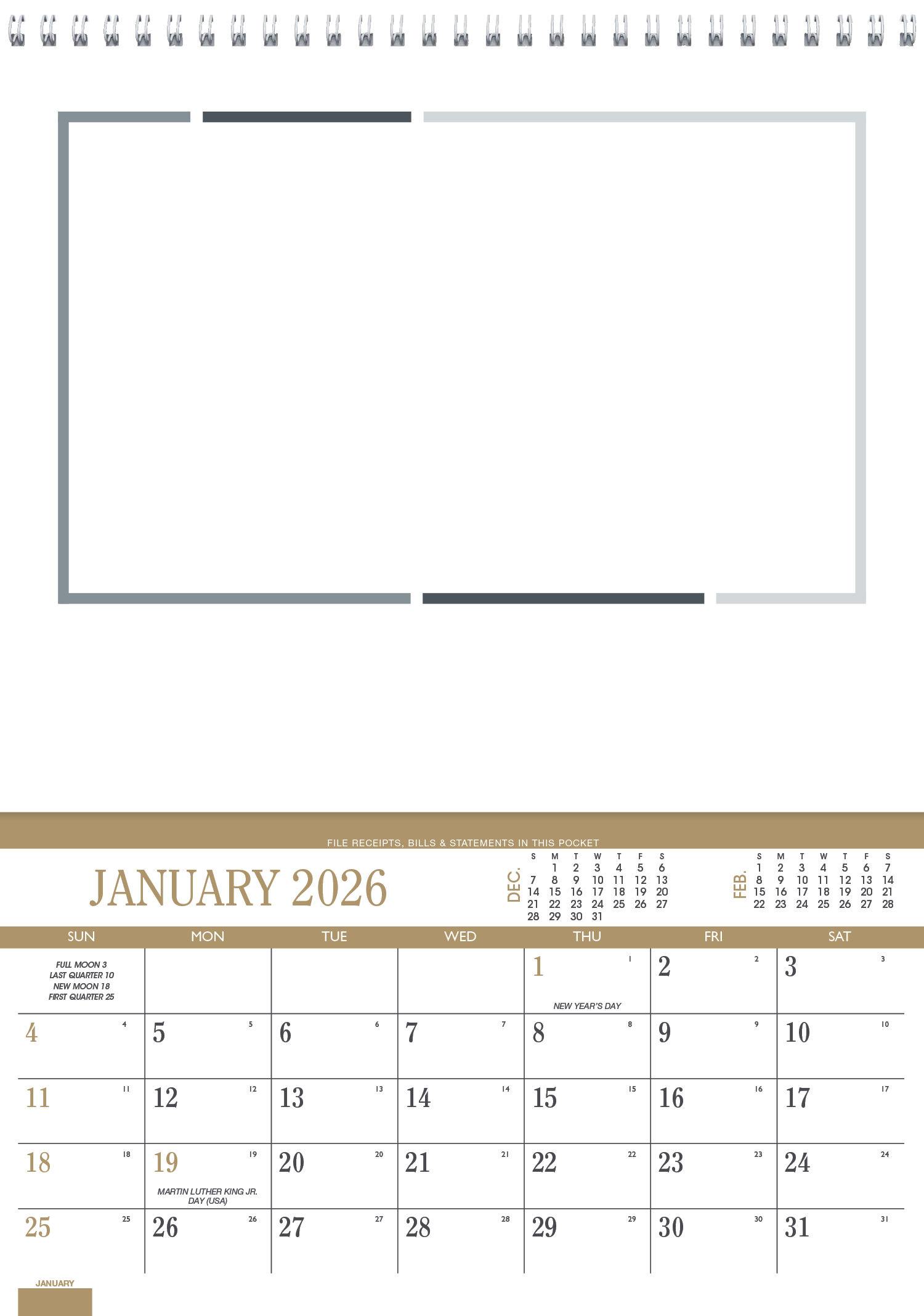 Triumph® Calendars Recipe Pocket Calendar 3