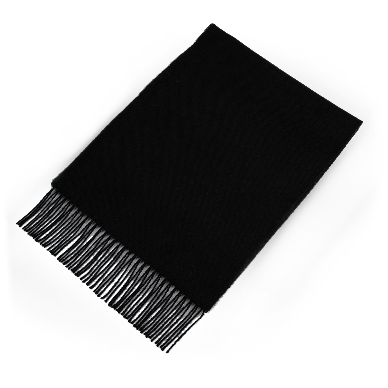 100% Black Cashmere Scarf 1