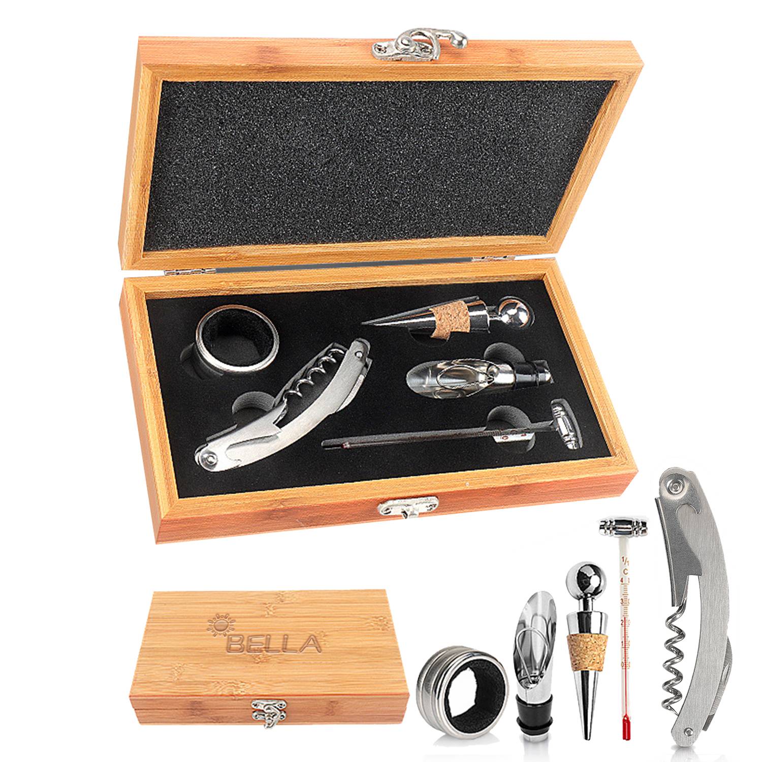 Wood Wine Set