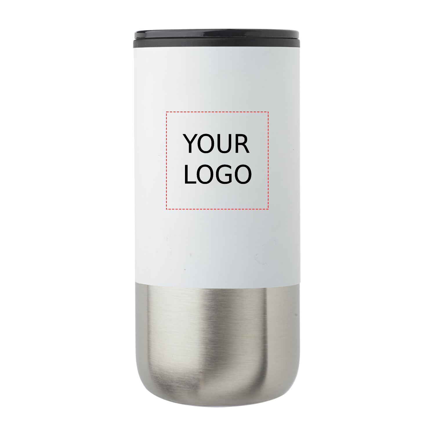 Hybrid Stainless Steel Plastic Tumbler with Straw, 20 oz. 2