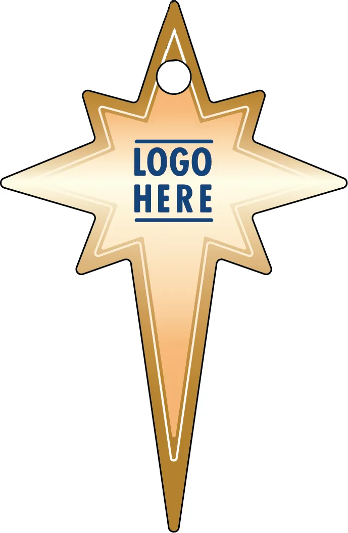 Full Color Acrylic Ornaments - North Star