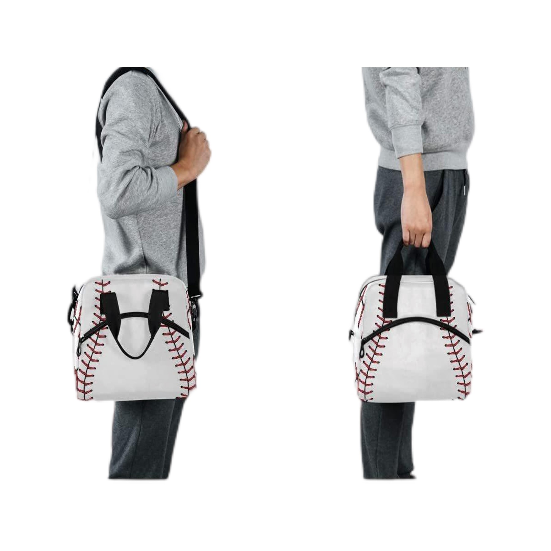 Baseball Printed Lunch Bag (direct import) 2