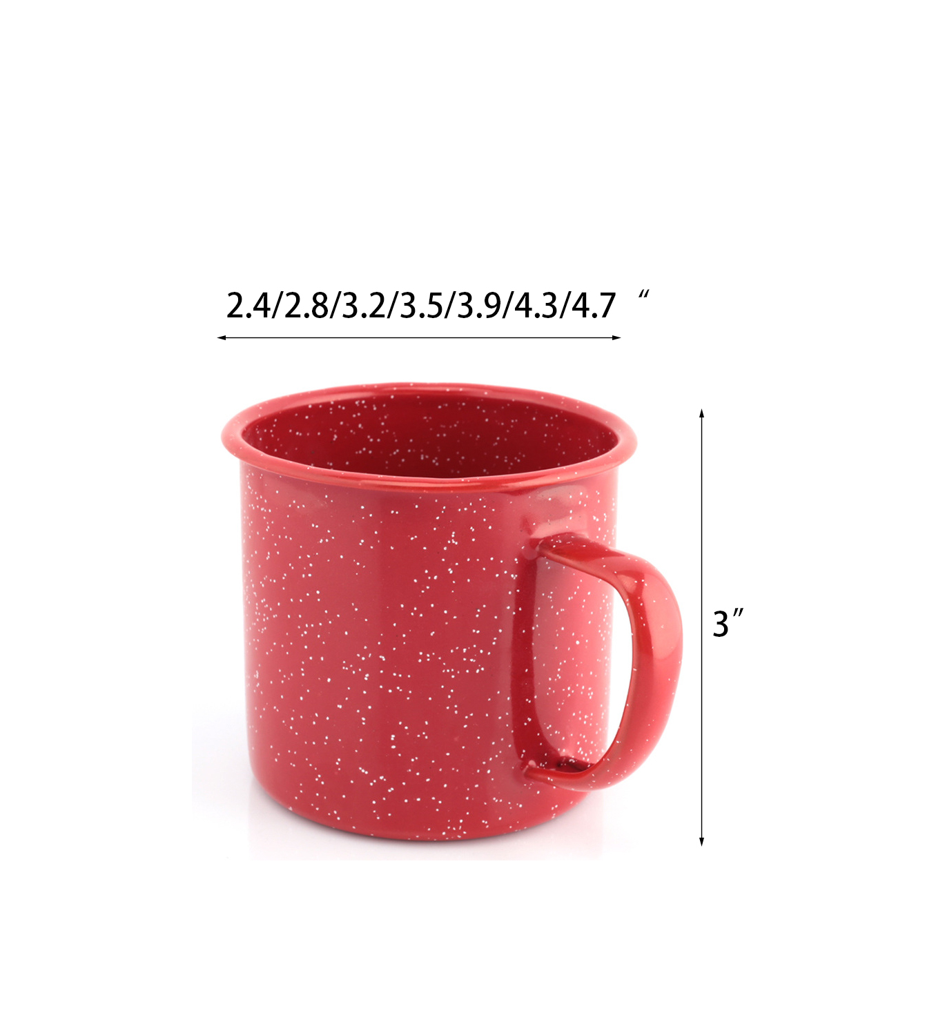 12 oz Enamel Steel Mug 3