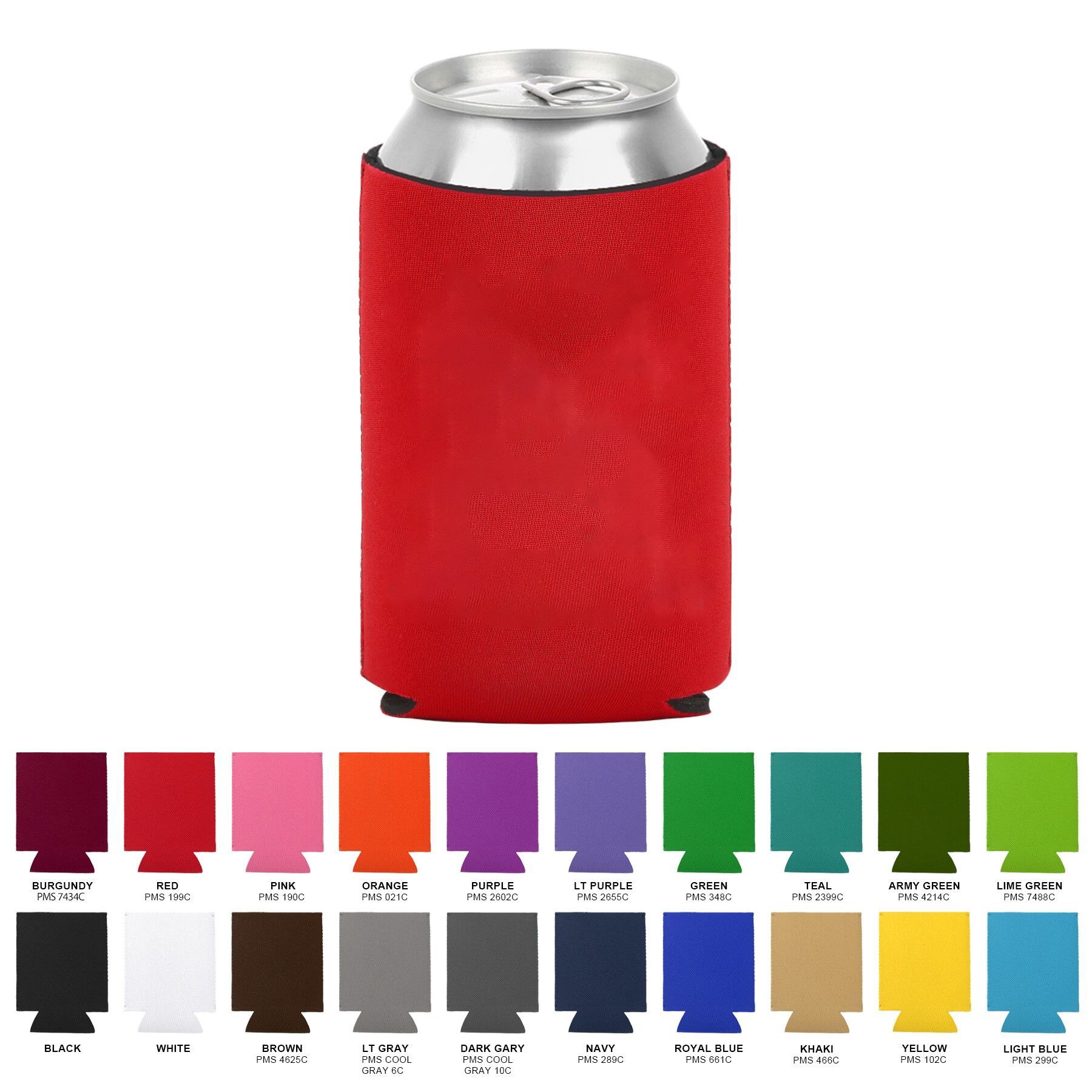 Can Cooler Holder, custom koozie with logo imprint 1