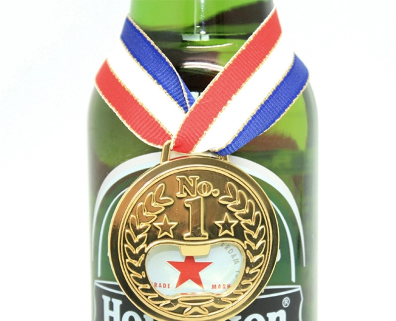 Medal Bottle Opener in Gold 2