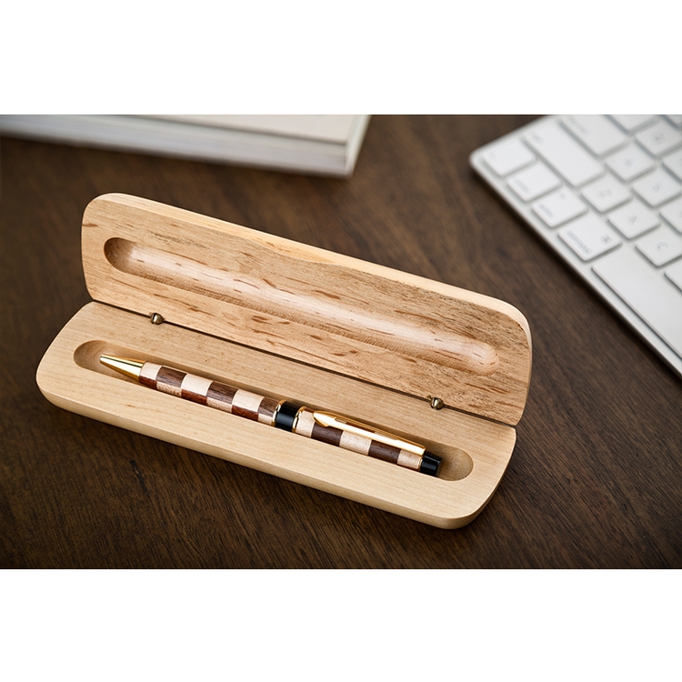 Maple Wood Pen Box (Single Pen) 7