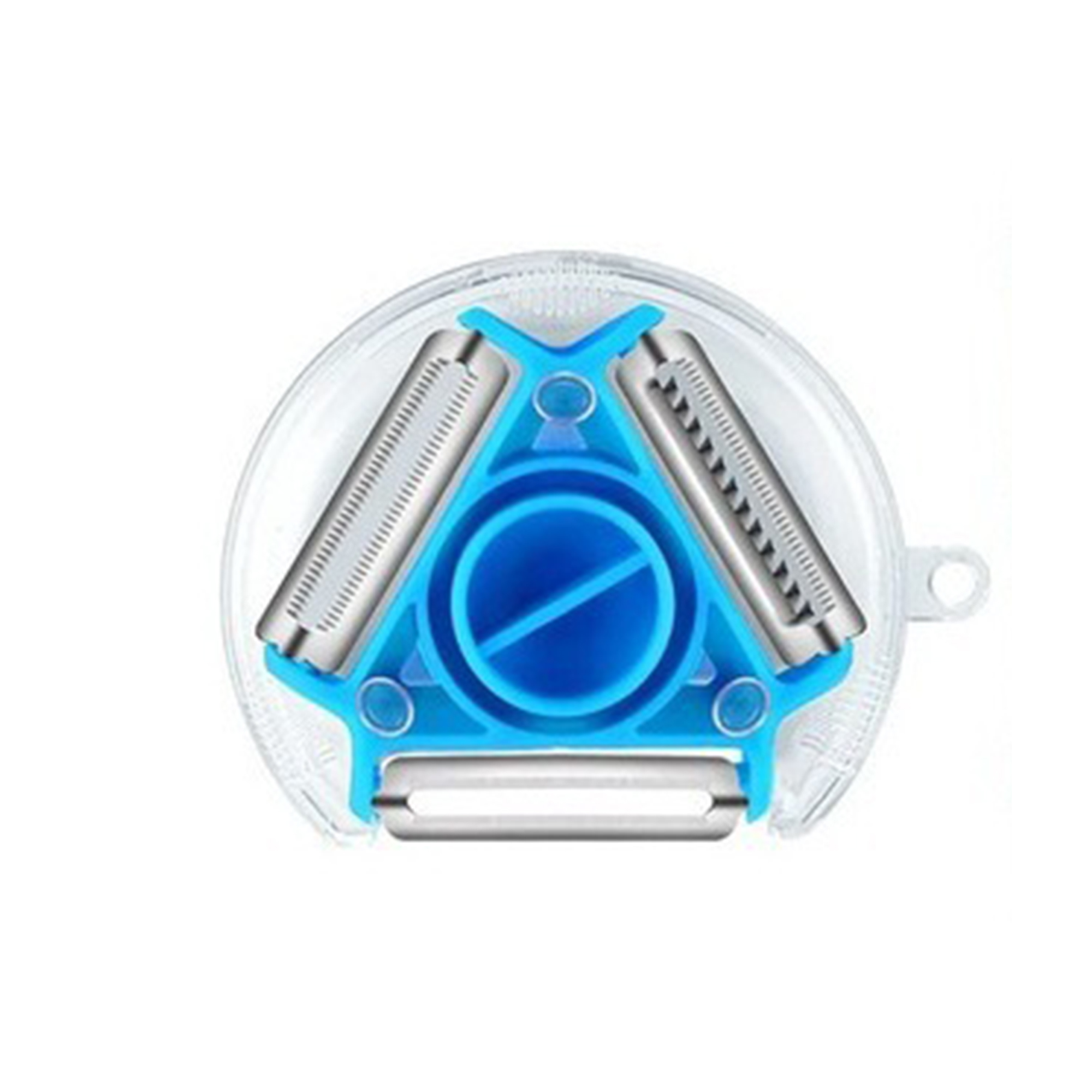 Stainless Steel Three Blade Tri Peeler 3.74" Length X 3.15" Width X 0.79" Height 1