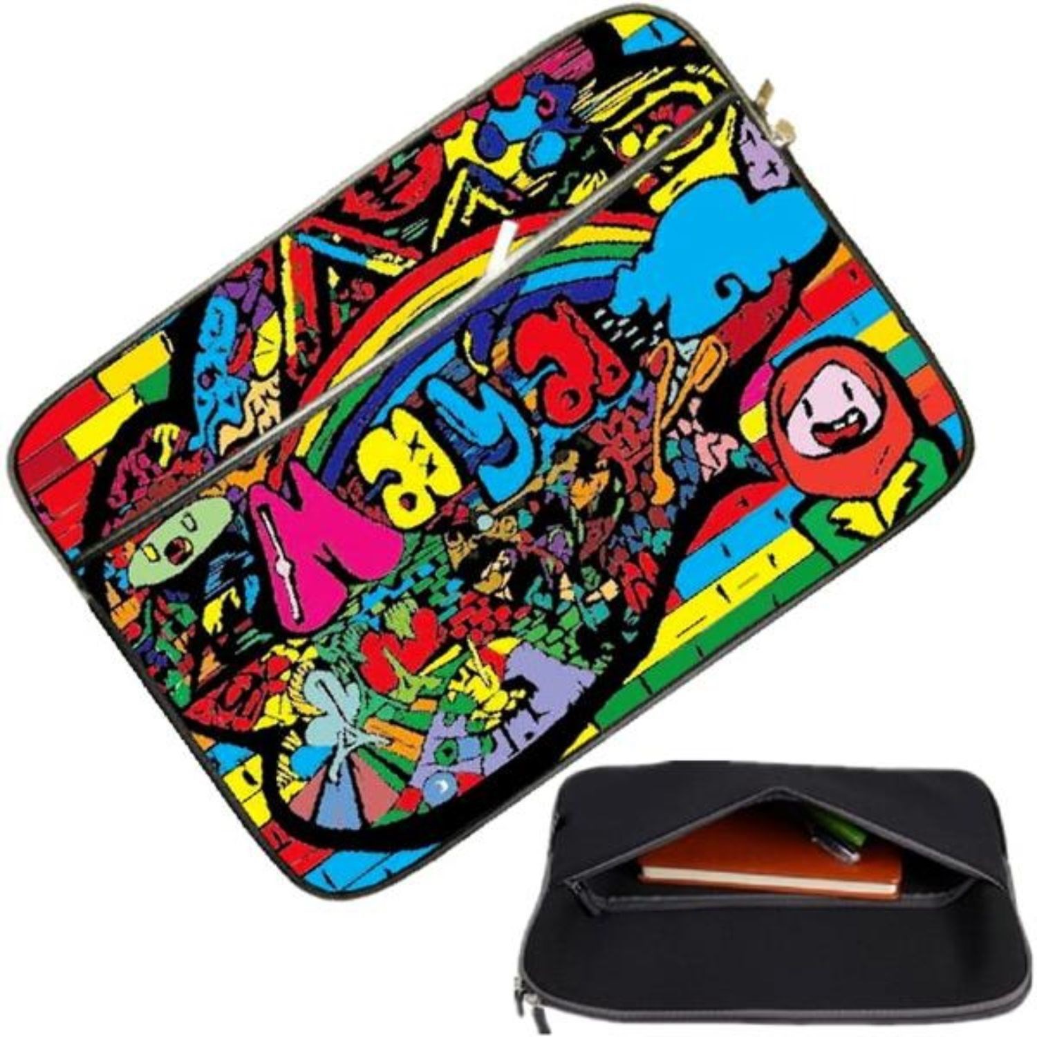 Sublimation Neoprene Laptop Sleeve w/Front Pocket Full Color 2
