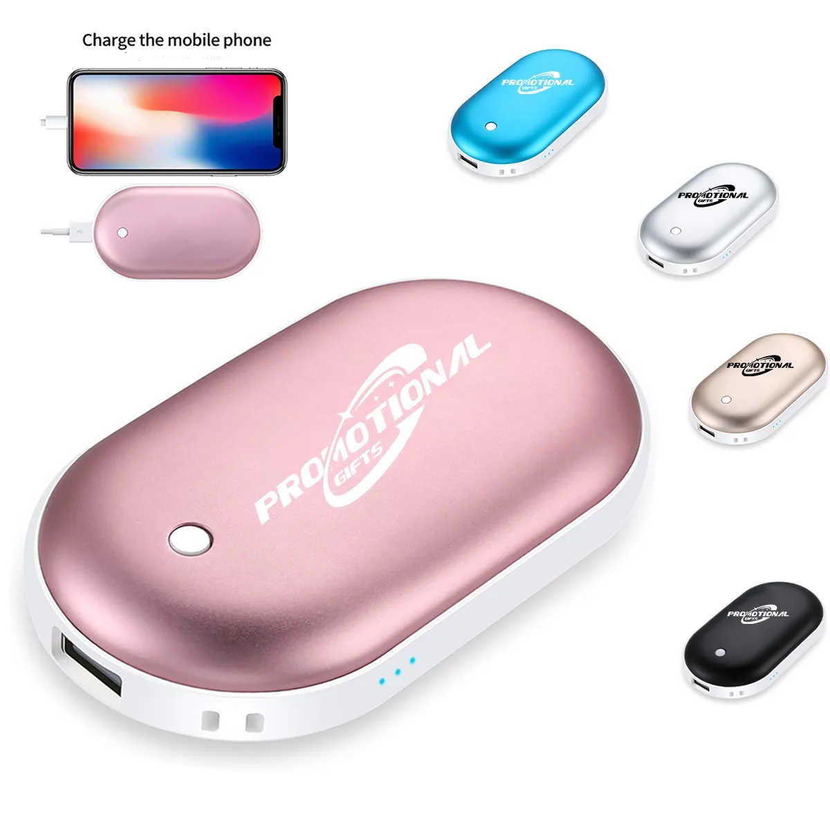 Rechargeable USB Hand Heater Battery Pocket Warmer Powerbank 2