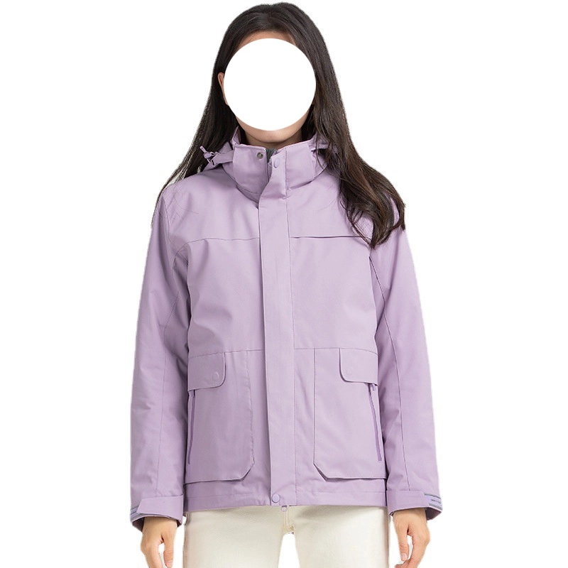 Waterproof Detachable 2-layer Hiking Jacket & Outdoor Coat 3