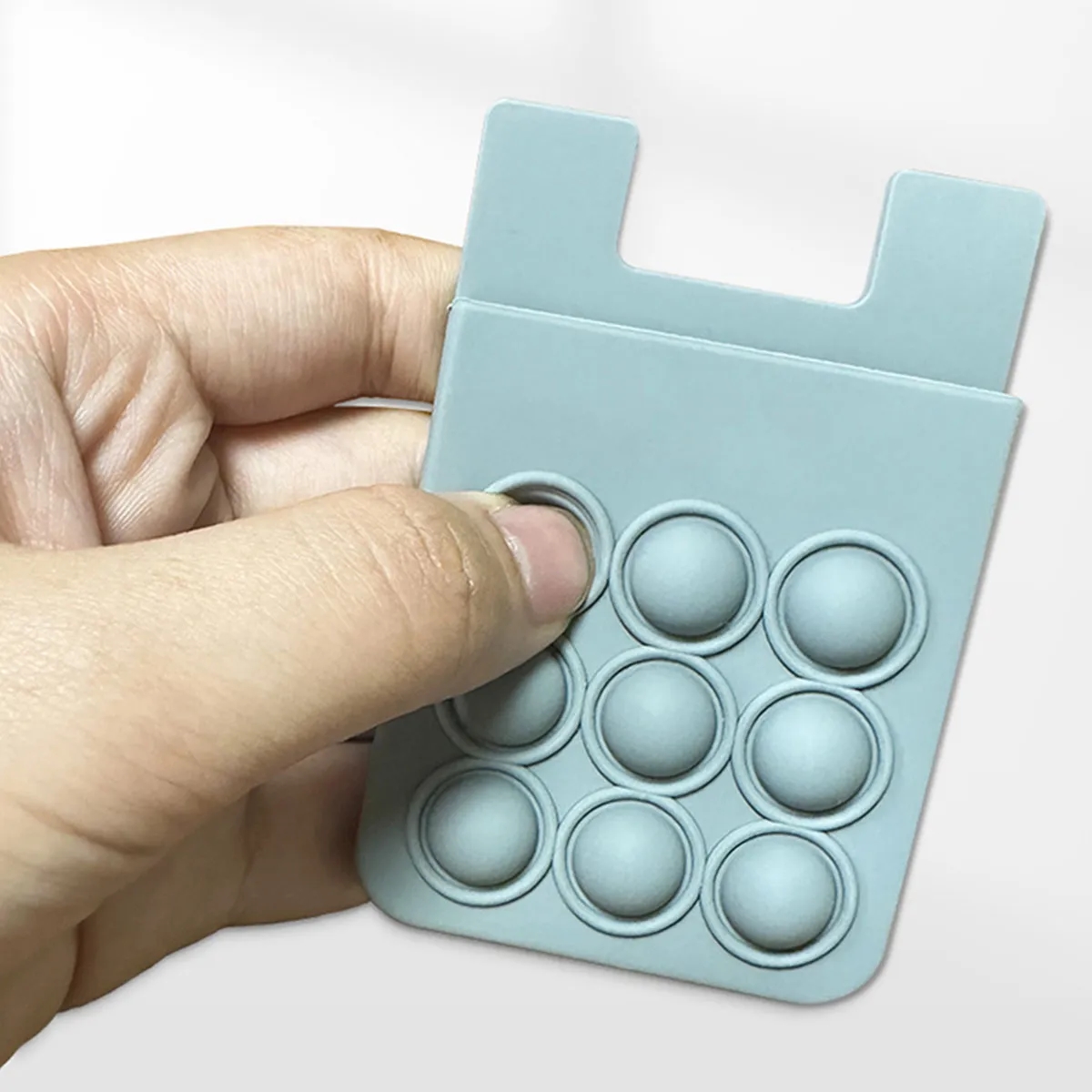 Silicone Bubble Decompression Phone Back Sticker Card Holder 2