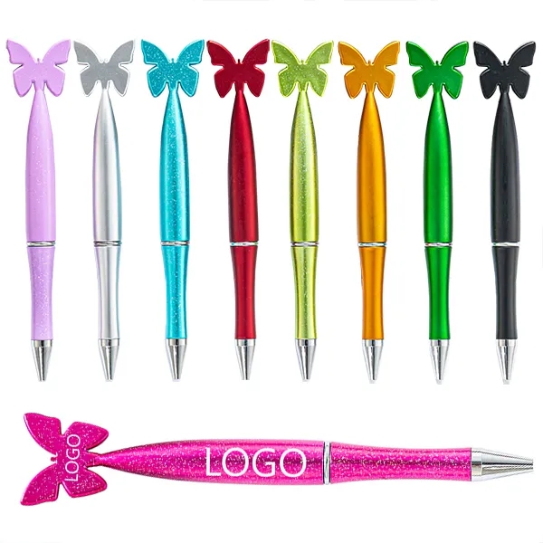 Logo Butterfly decor ballpoint pen 4