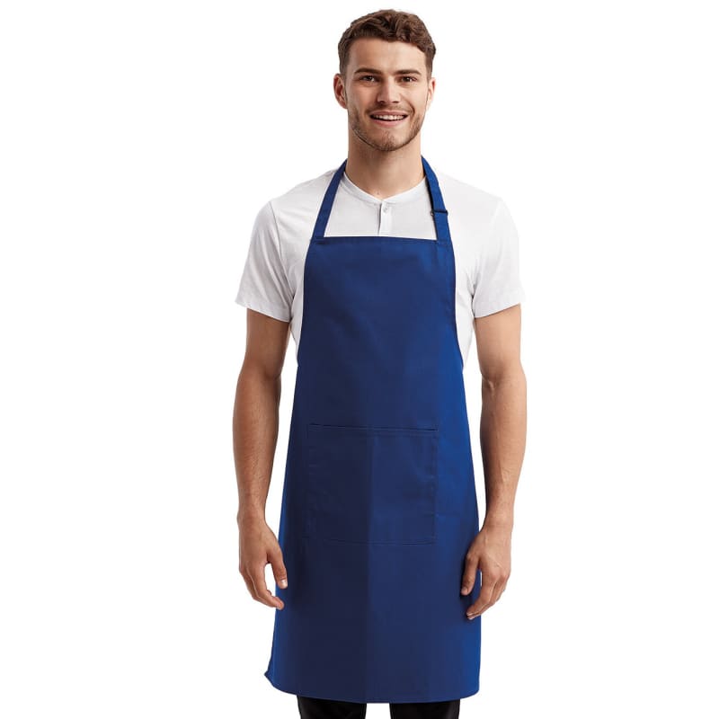 Artisan Collection By Reprime Unisex 'Colours' Recycled Bib Apron With Pocket 20