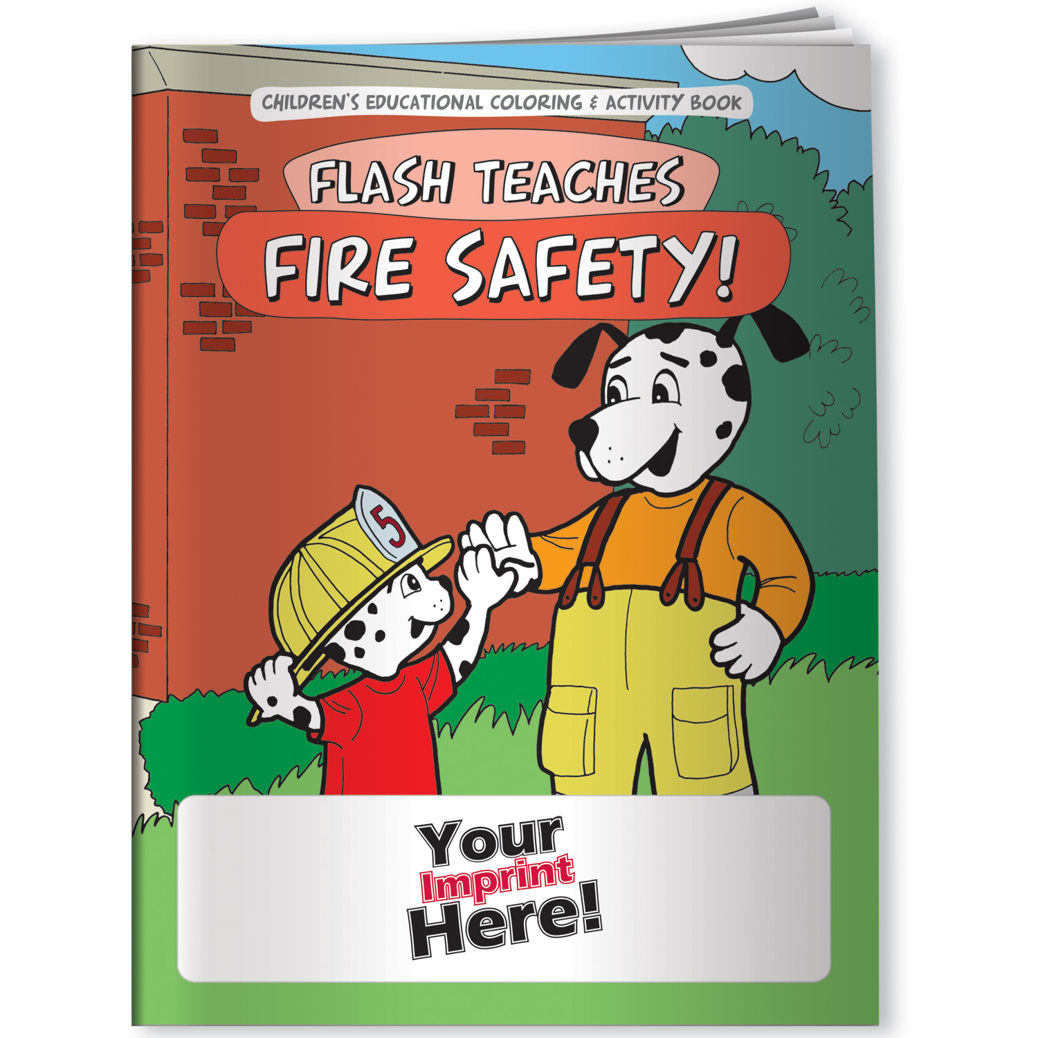 Coloring Book - Flash Teaches Fire Safety! 2