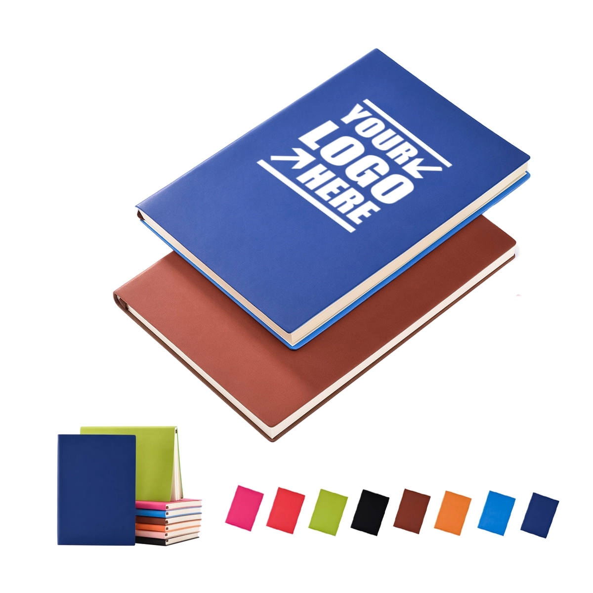 A5 Pu 200 Pages 8.3''X5.7'' Business Notepad 1